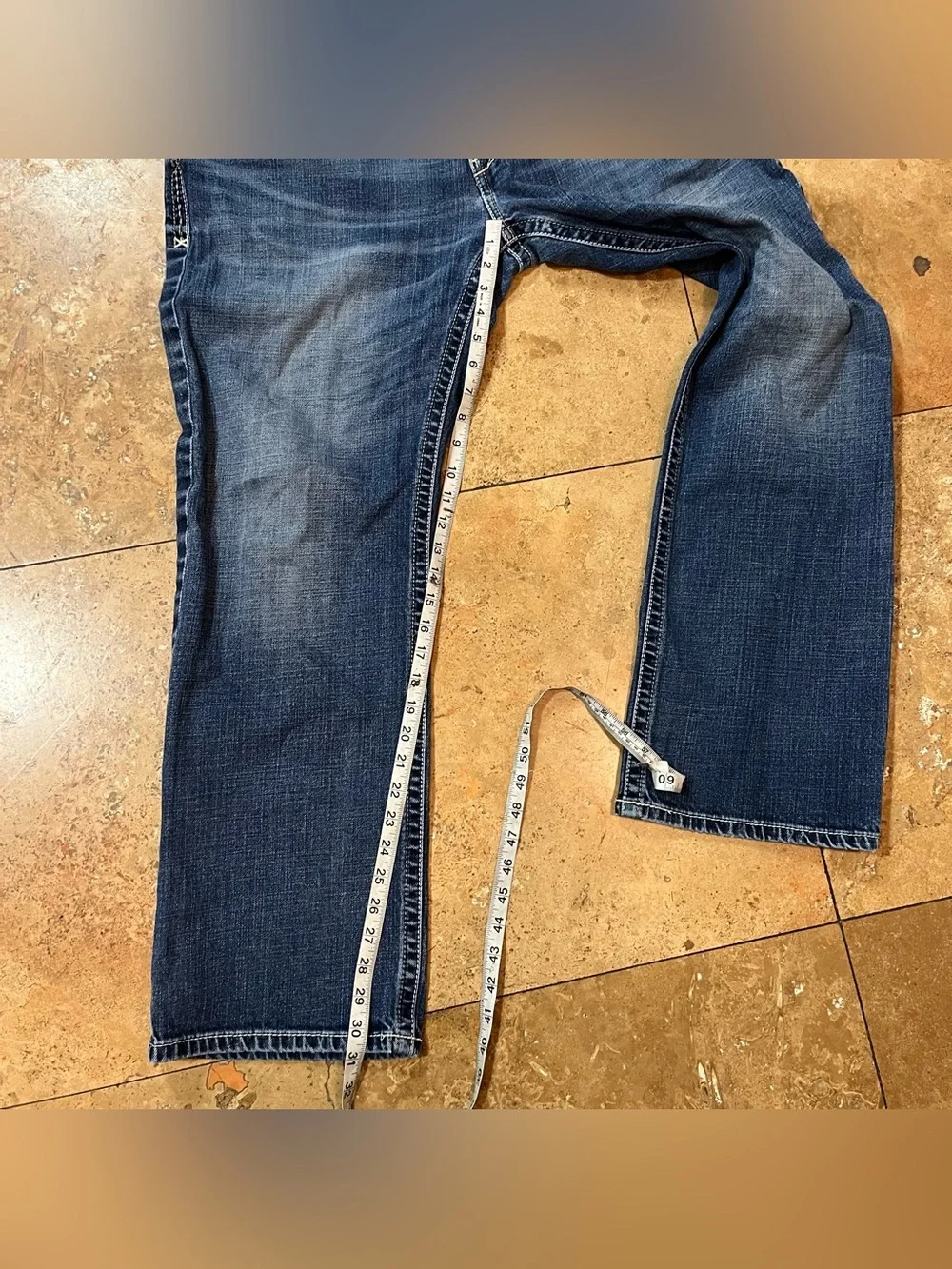 Ariat Men’s M4 Low Rise Bootcut Denim Jeans Dark Wash Western 38x32